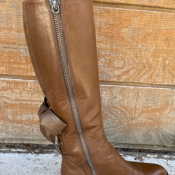Valentino Ascot Ribbon Lace-Up Riding Boot, Sz 38.5 - Picture 10 of 16